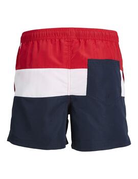 Bañador Jack Rojo Para Chico