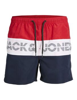 Bañador Jack Rojo Para Chico