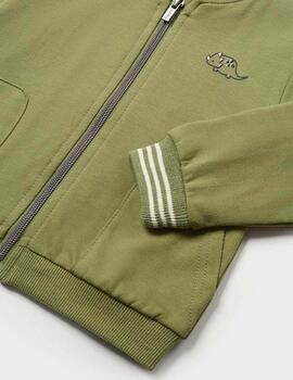 Chaqueta Mayoral Canguro Cuello Mao Verde Para Bebe