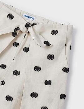 Pantalon Mayoral Cropped Topos Para  Niña