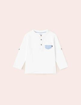 Camiseta Mayoral M/L Panadera Blanco Para Bebè