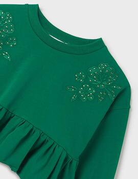 Sudadera Mayoral Vuelo Verde Para Chica
