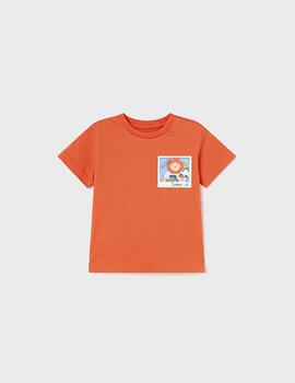 Camiseta Mayoral Sumer Naranja Para Bebé