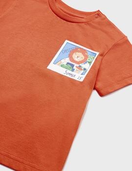 Camiseta Mayoral Sumer Naranja Para Bebé