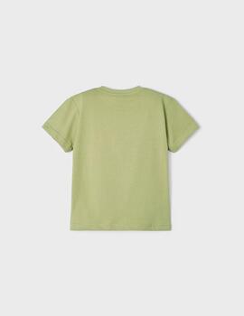 Camisetas Mayoral Cebra Verde Para Niño