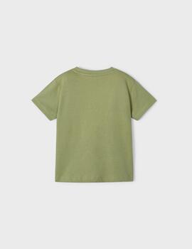 Camiseta Mayoral Dino Verde Para Niño