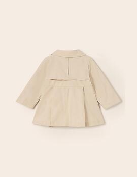 Gabardina Mayoral Almendra Para  Bebe