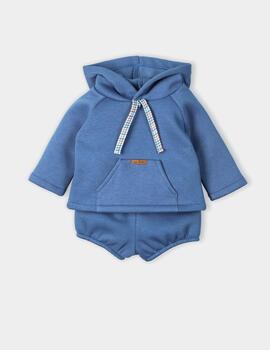Sudadera Mac-Ilusiòn Capucha+Culotte Nuit Para Bebè