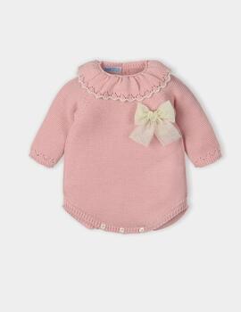 Pelele Mac-Ilusión  Carrousel Rosa Para Bebé