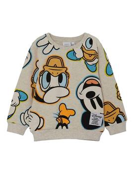 Sudadera Name it Disney Beige Para Niño