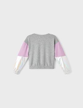 Sudadera Name it Flinaja Gris Para NIña