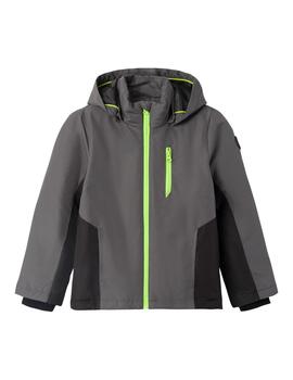 Cazadora Name It Impermeable Grey Para Niño