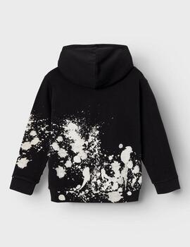 Sudadera Name It Urban Style Black  Para Niño