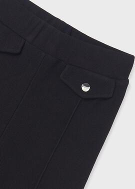 Pantalon Mayoral Otoman Negro  Para Niña