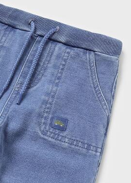 Pantalon Mayoral Felpa Denim Medio  Para Bebè