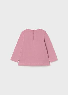 Camiseta Mayoral Rosa Rubor Para Bebè