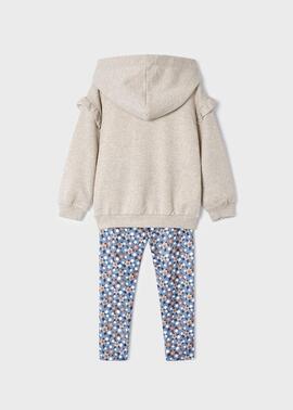 Conj. Mayoral Leggings Terciopelo Piedra Para Niña