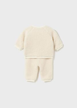 Conj. Mayoaral Pantalon Borequillo Crudo Para Bebè