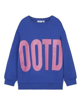 Sudadera Name it OOTD Blue  Para Niña
