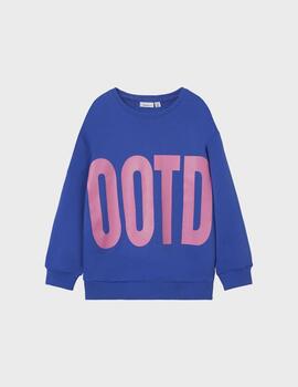 Sudadera Name it OOTD Blue  Para Niña