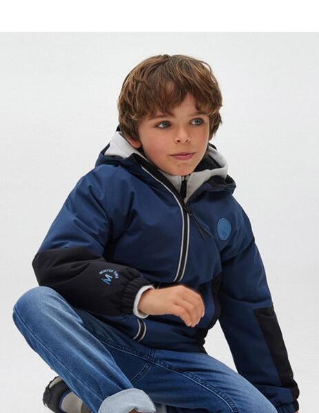 Cazadora Mayoral Impermeable Azul Para Nino