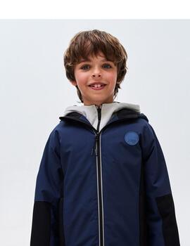 Cazadora Mayoral Impermeable Azul Para Niño