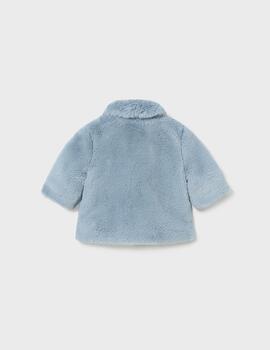 Chaquetón Mayoral Pelo Azul Para Bebé
