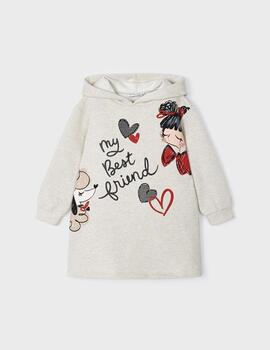 Vestido Mayoral Perrito Piedra Para Niña