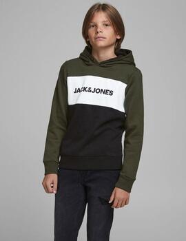 Sudadera Jack Logo Verde Para Niño