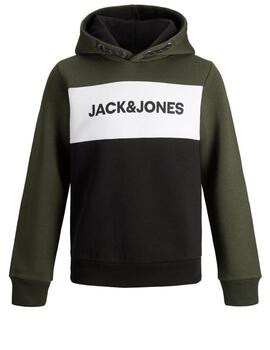 Sudadera Jack Logo Verde Para Niño