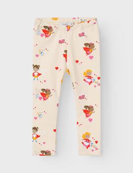 Legging Name it Heroinas Beige Para Niña