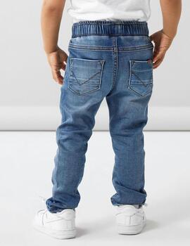Pantalon Name it 13212646 Slim Azul Para Niño