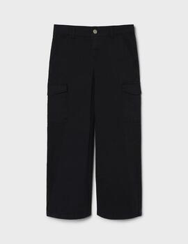 Pantalon Name it Cargo Negro Para Chica