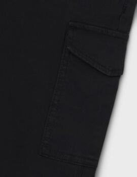 Pantalon Name it Cargo Negro Para Chica