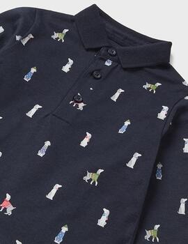 Polo Mayoral Perritos Marino Para Bebé Niño