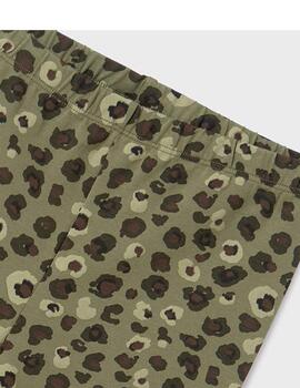 Conj. Mayoral Leggings Estampado Negro Para Niña