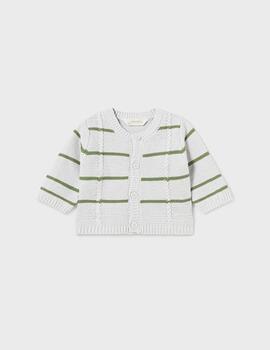 Conj. 3Psza Peto Tricot Verde Para Bebé
