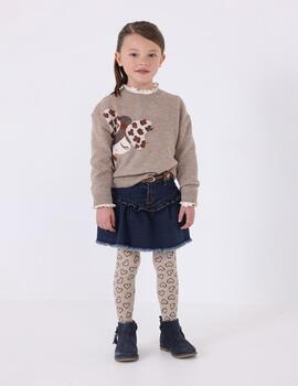 Jersey Mayoral Brillo Camel Para Niña