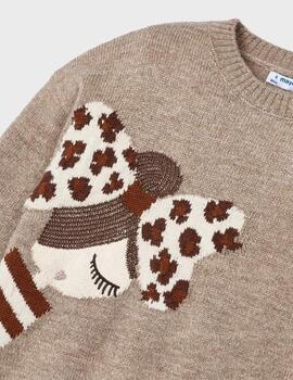 Jersey Mayoral Brillo Camel Para Niña