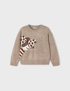 Jersey Mayoral Brillo Camel Para Niña