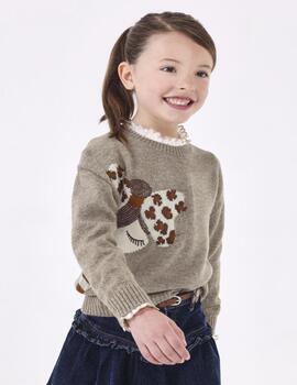 Jersey Mayoral Brillo Camel Para Niña