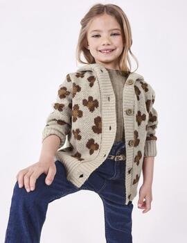 Chaqueta Mayoral Manchas Beige Para NIña