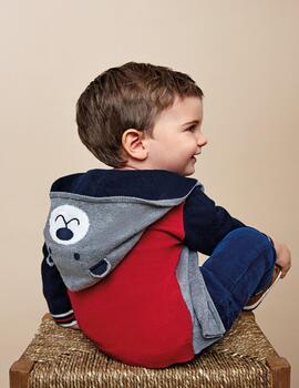 Chaqueta Mayoral Oso GRis Para Bebé Niño