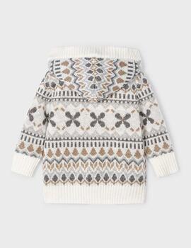 Chaqueta Mayoral Punto Dibujada Para Niña
