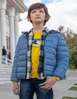 Chaqueton Mayoral Acolchado Ligero Azul Para Niño