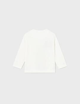 Camiseta Mayoral Zorrito Crudo Para Bebé