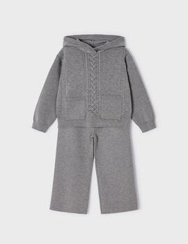 Conj.Mayoral PantalonTricot Gris Para Niña