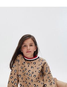 Conj.Mayoral Tricot Punto Print Galleta Para Niña