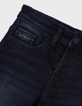 Pantalón Mayora Oscuro Skinni Para Niño