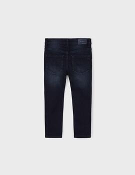 Pantalón Mayora Oscuro Skinni Para Niño